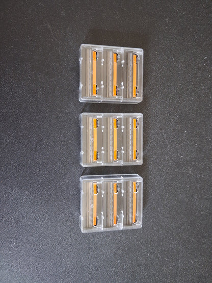 3 6-layer Stainless Steel Razor Cartridges