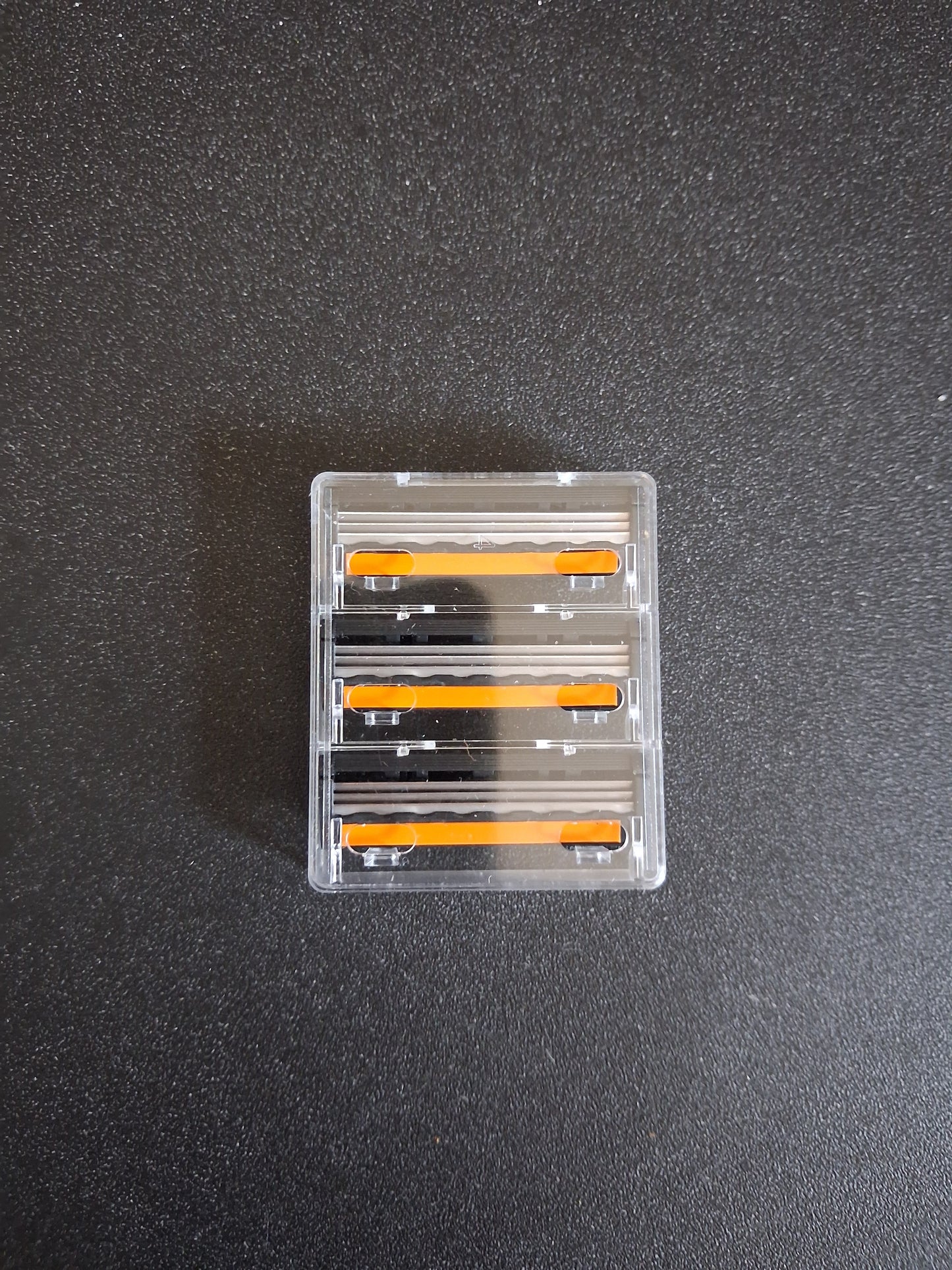 Reusable Razor Handle + Triple 6-Layer Stainless Steel Blades