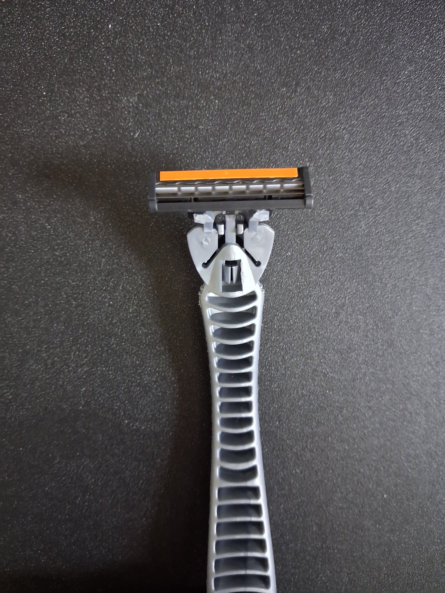 Reusable Razor Handle + Triple 6-Layer Stainless Steel Blades